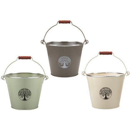 3A TREE OF LIFE BUCKET PLANTER – Silversprings Garden C